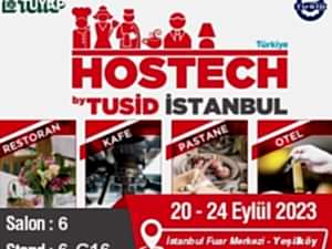 20-24 Eylül 2023'te  İSTANBUL HOSTECH FUARINDAYIZ