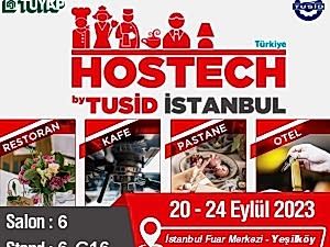 20-24 Eylül 2023'te  İSTANBUL HOSTECH FUARINDAYIZ