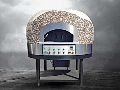 Döner Tabanlı Elektrikli Taş Pide Pizza Fırını